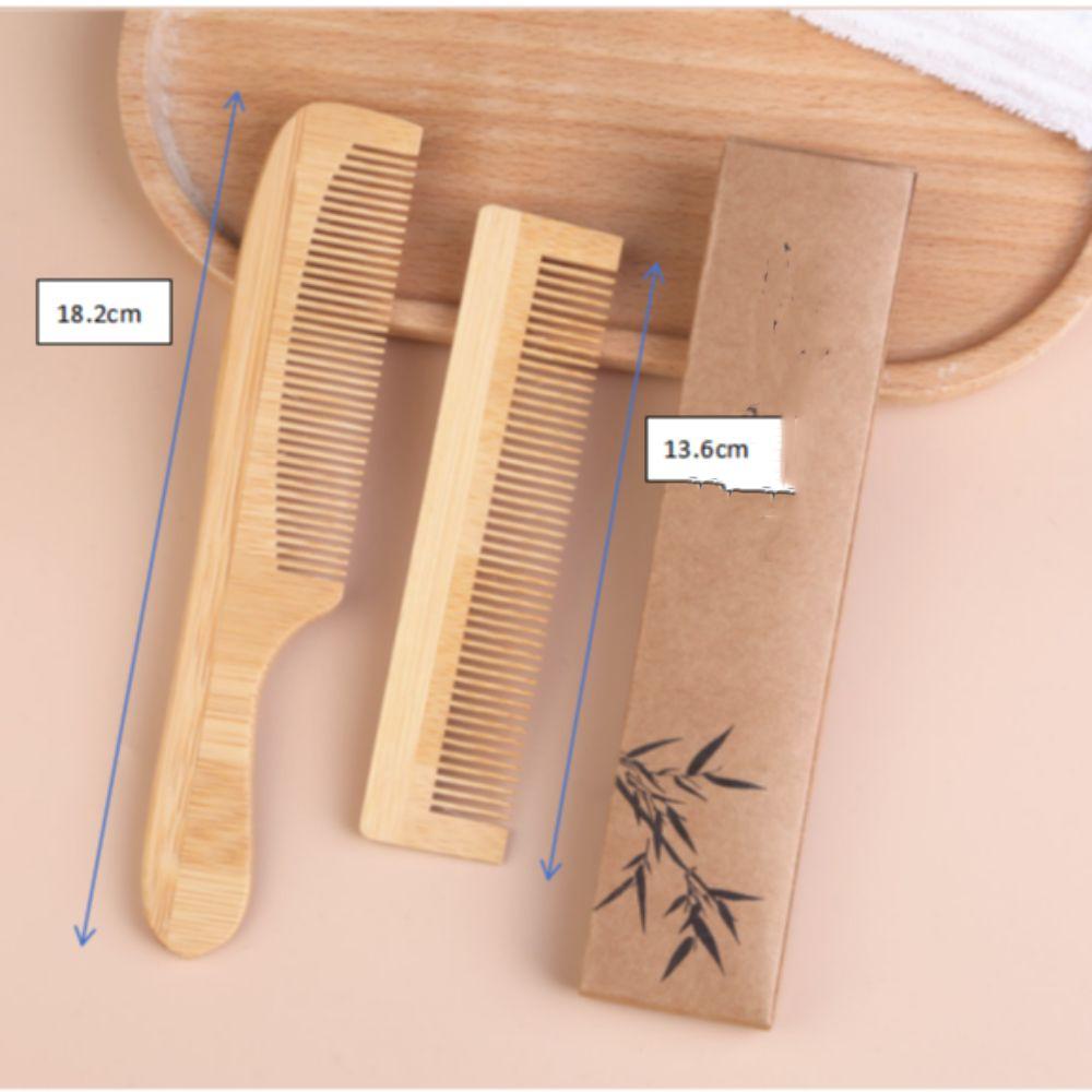 Portable Wooden Comb Hair Care Anti-static Hair Brushes Natural Massage Hair Combs