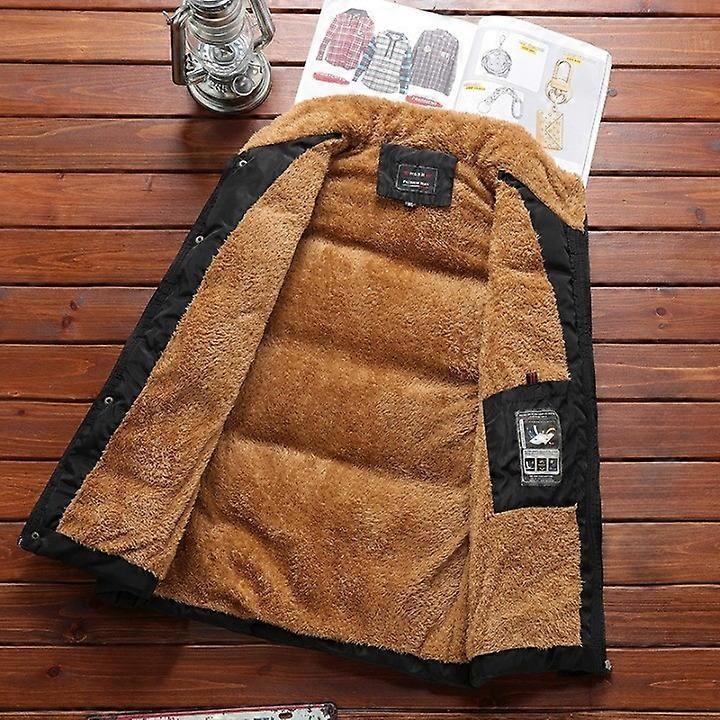 Chaleco de Invierno para Hombre Chaleco Polar para Exteriores Chaqueta sin Mangas Chaleco de Pesca