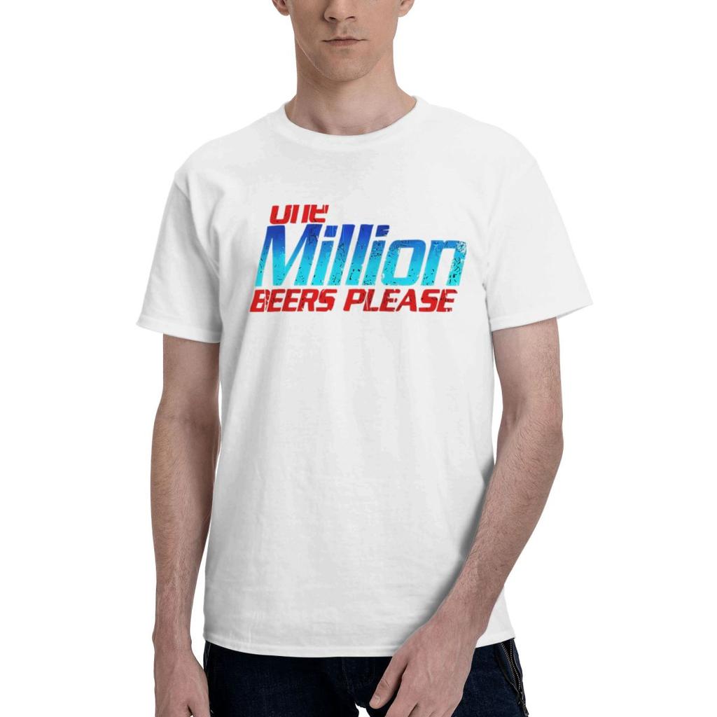 One Million Beers Please 100 Cotton Casual Breathable Confortable T Shirt Funny Mens TShirts Mens Gifts