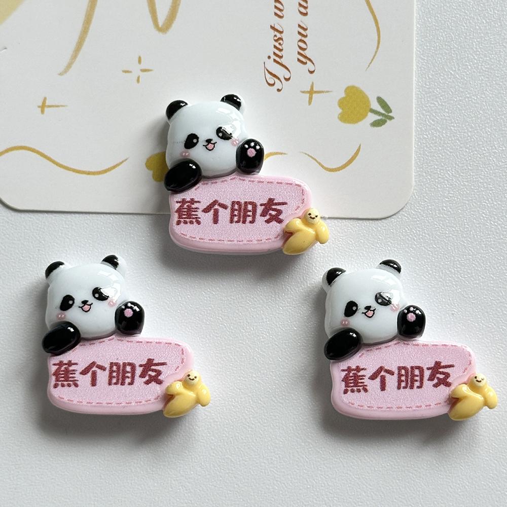 6PCS DIY Refrige Magnet Cartoon Panda Character Plate Magnets Nordic Personalized Home Decor Whiteboard Po Message Board Home