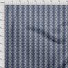 oneOone Georgette Viscose Blue Fabric Leaves And Floral Sewing Material Print Fabric By The Yard 42 Inch