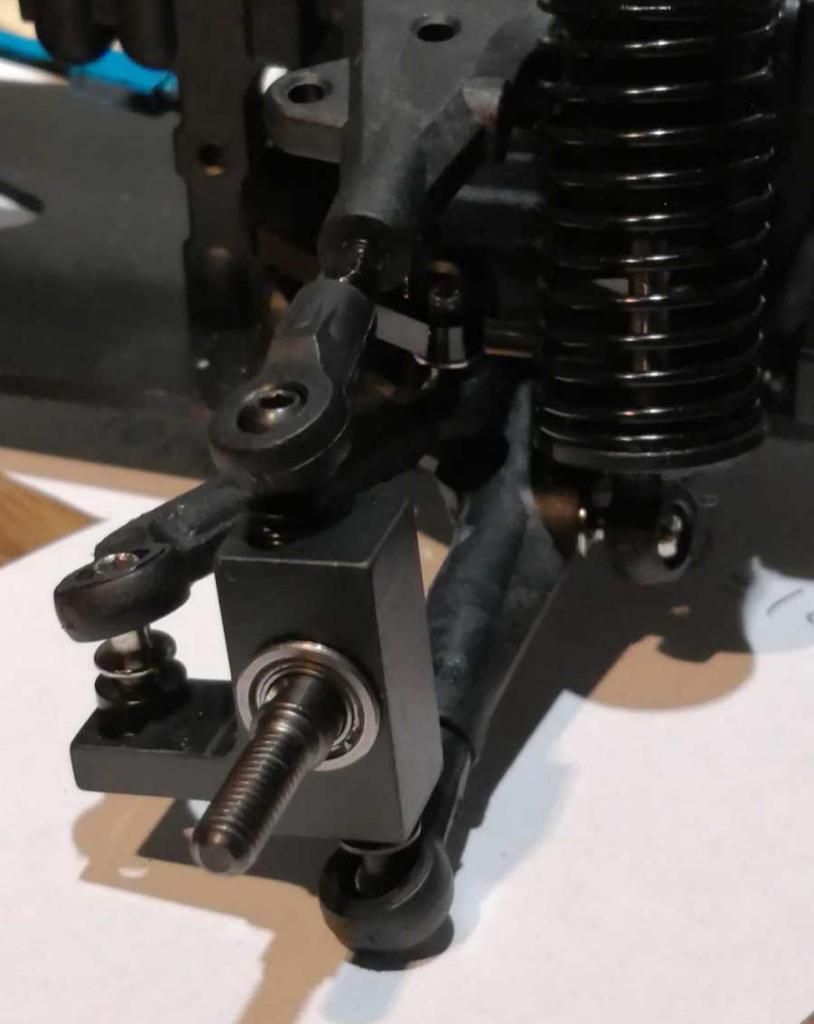 MetalGarage Original Product: Aluminum Front Knuckle - Increased Steering Angle, Improved Rolling Feel - for YD-2 GRK D-Like GALM (MGH19)