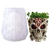 Creative Skull Silicone Mold Making Resin Crafts Plant Containers Candle Cups Suitable for Glitter Powder Dry Flowers