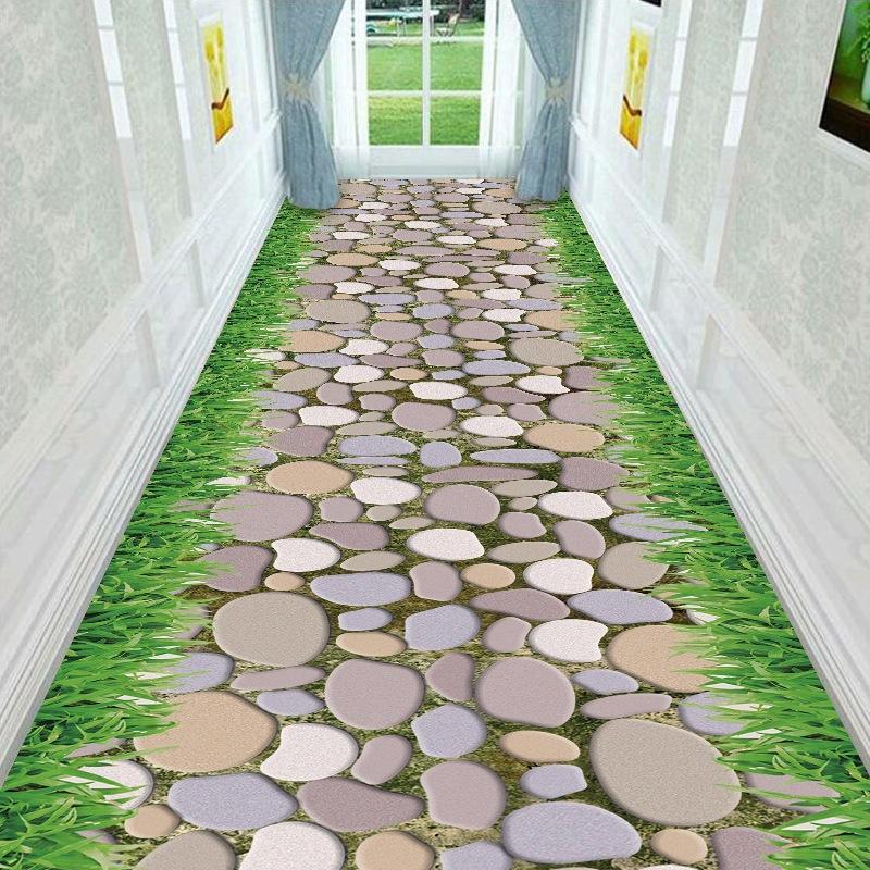 Living Room Carpet 3D Hotel Corridor Carpet Hallway Hallway Entrance Door Home Carpet