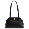 Tablier Sellier Hunter With Swift Calfskin And Canvas Shoulder Bag 26 Women's Black H086431CCAA