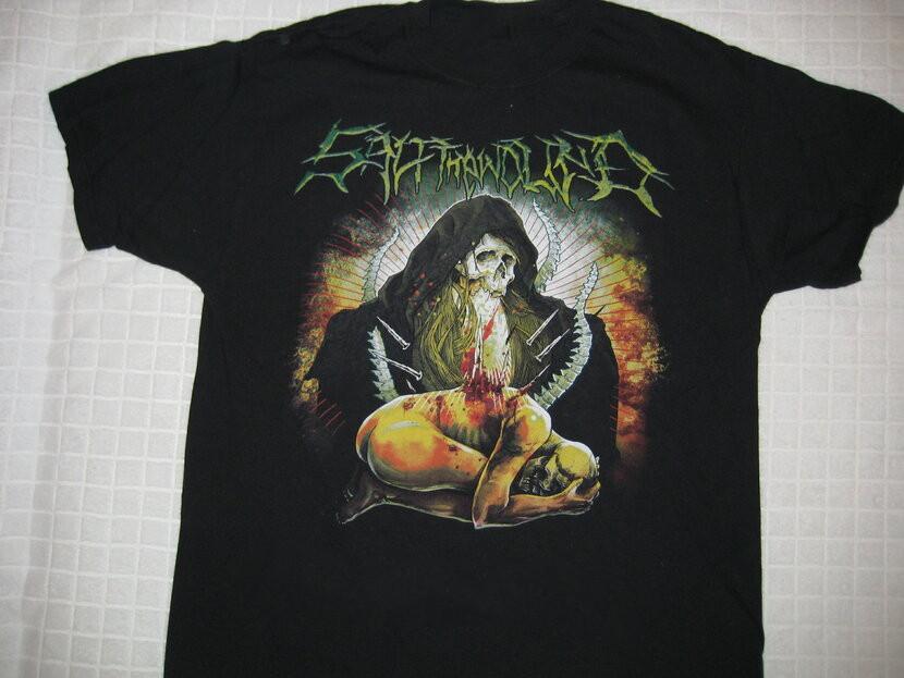 VTG Salt The Wound Band Gift For Fans Cotton Black All Size T Shirt UR831 Unisex T-Shirt L