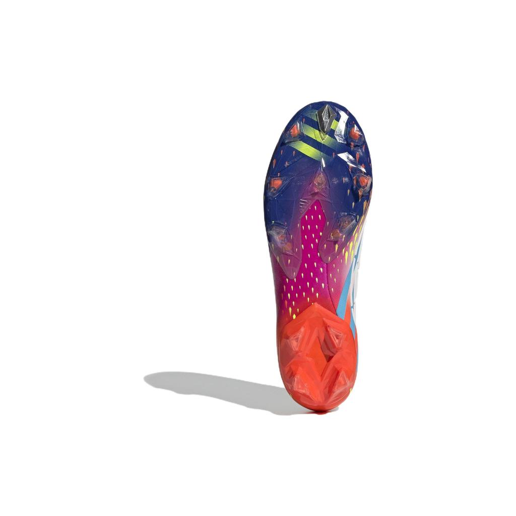 Adidas Predator Edge.1 FG Al Rihla Pack - Bílé Pánské Kopačky Cloud-White Solar-Yellow Power-Blue GW1028