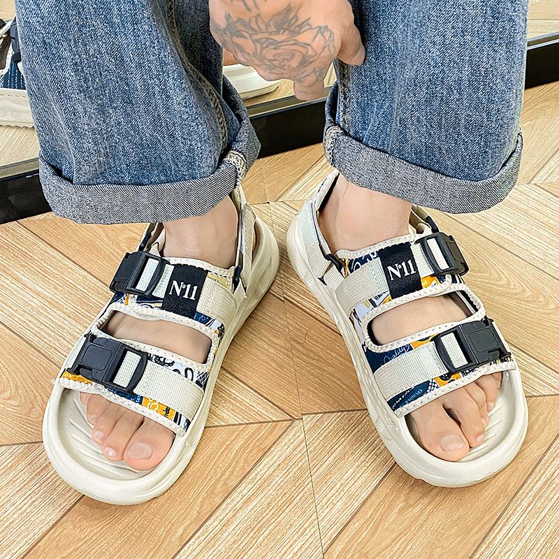 Fashion CYYTL Summer Slippers Mens Outdoor Shoes Casual Beach Sandals Walking Slides Comfort Luxury Designer Leather Lightweight Fashion
