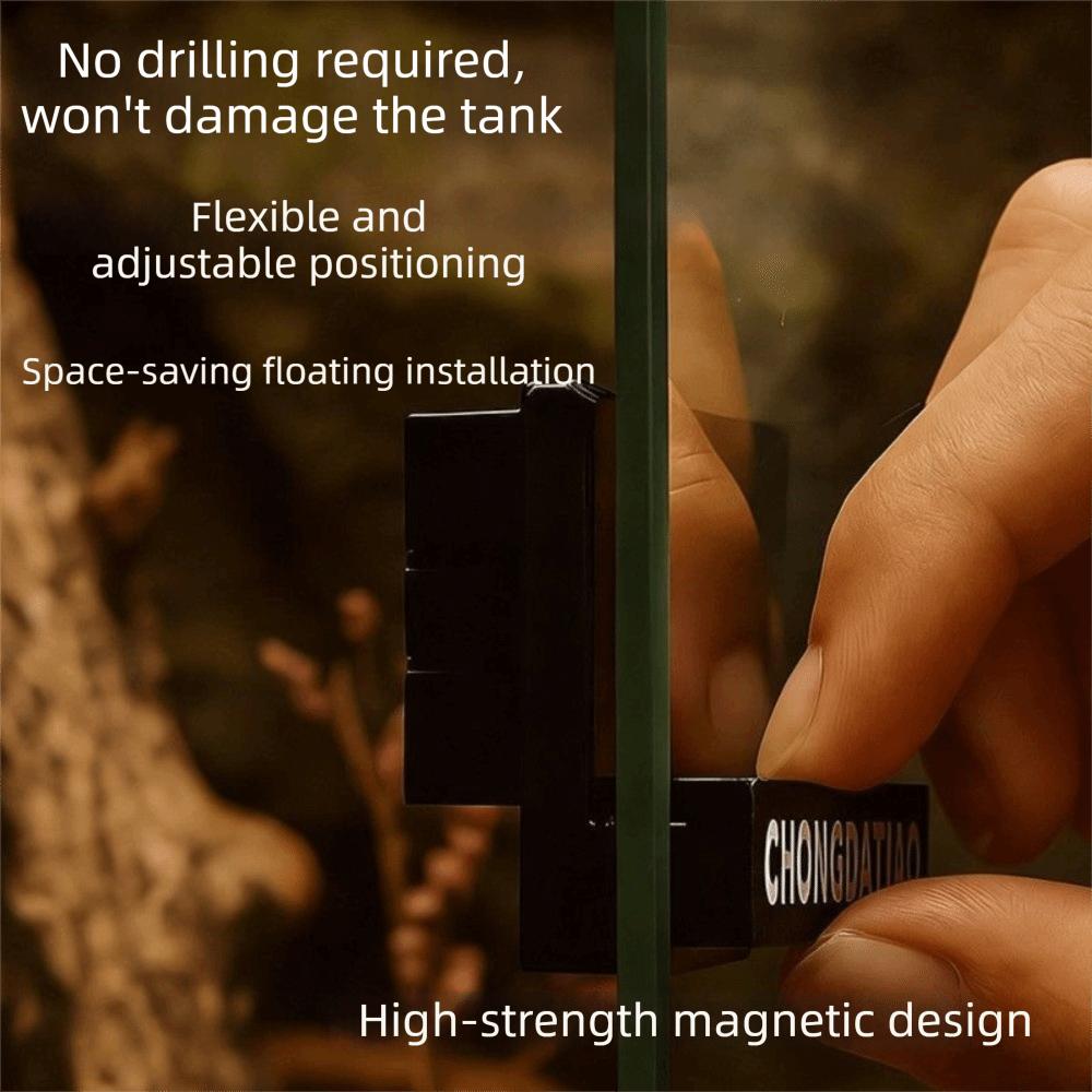 Magnetic Reptile Thermometer High Accurately Feeding Box Thermometer Reptile Terrarium