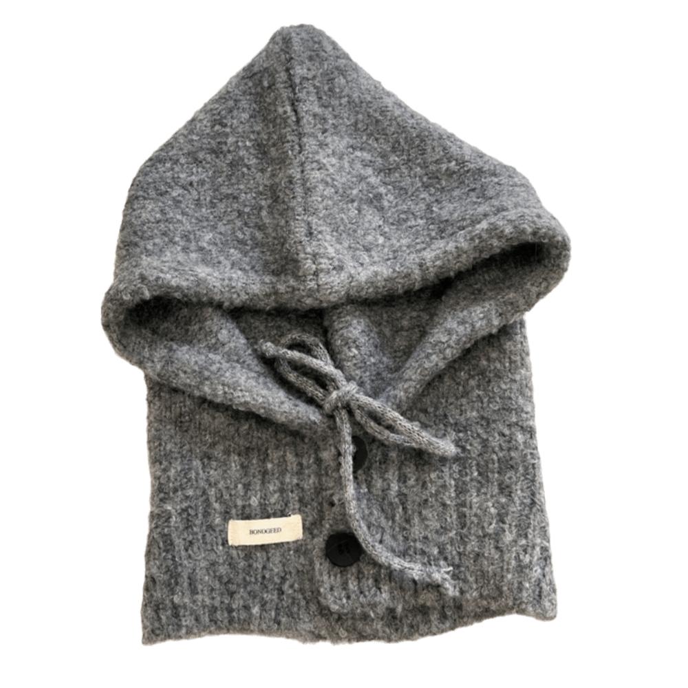 Thicken Knitted Balaclava Drawstring Skull Cap Beanie Korean Style Winter Hat Women Girl