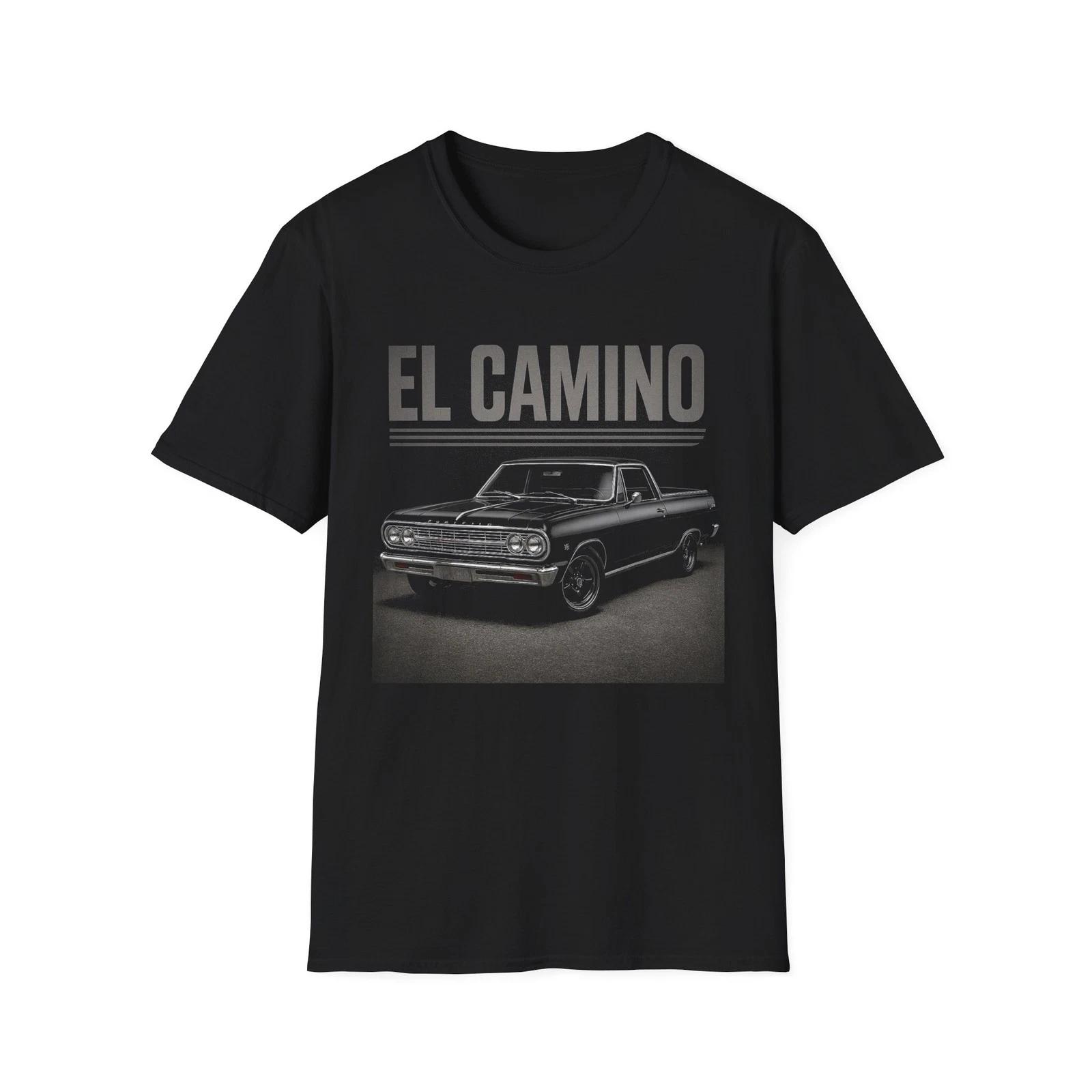 1964 Chevy El Camino T-Shirt | Classic Muscle Car Graphic Tee for Chevy Fans L