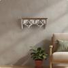 Wall Shelf with Carved Distressed Decorative Rustic for Living Room,