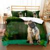 French Bulldog Duvet Cover Set Cute Dog Polyester Comforter Cover Twin Full Size For Kids Teens Adults Bedroom Decor Bedding Set