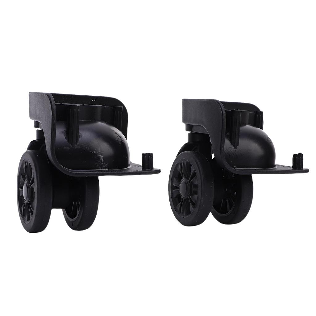 1 Pair Luggage Suitcase Wheels Trunk Luggage Wheels Spare Part Universal Casters Replacement Silent Double Row for