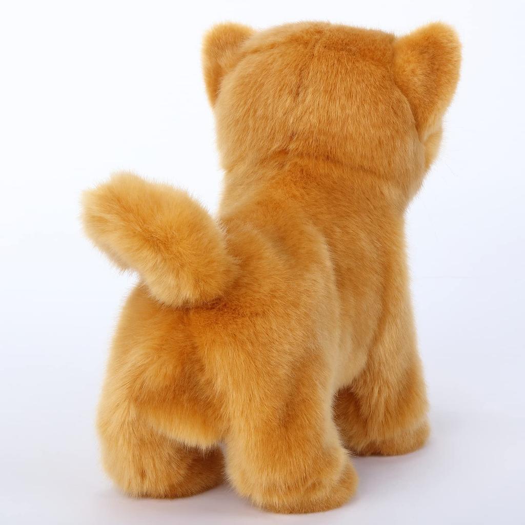 Electronic Walking Orange Realistic Interactive Puppy Pet Toy Cat That Wags Its Tail and Pet Gift for Boys and Girls Ages Cat, Walks, Barks, Talks, 3+