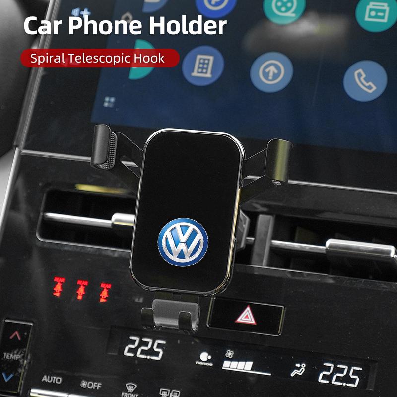 Car Phone Holder Air Vent Clip Navigation Stand Auto Interior Accessories For Volkswagen VW Golf Jetta Passat mk4 mk5 mk6 CC zr1