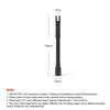 Oil Pump Drive Shaft, IS-55E Driveshaft Fit for Sbc 283 302 327 350 5.7