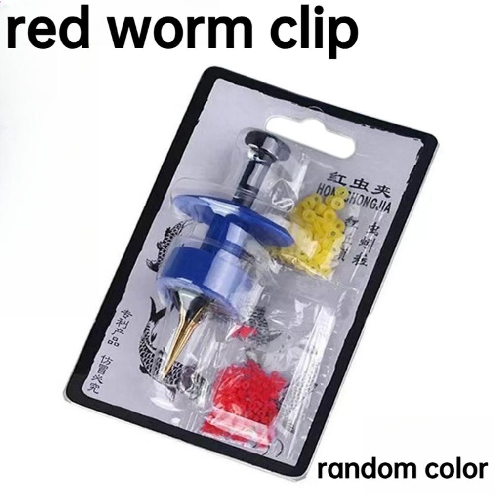 Portable Bait Device Earthworm Red Worm Bait Clip Lightweight Bait Clip Fishing Accessories Fishing Accessories