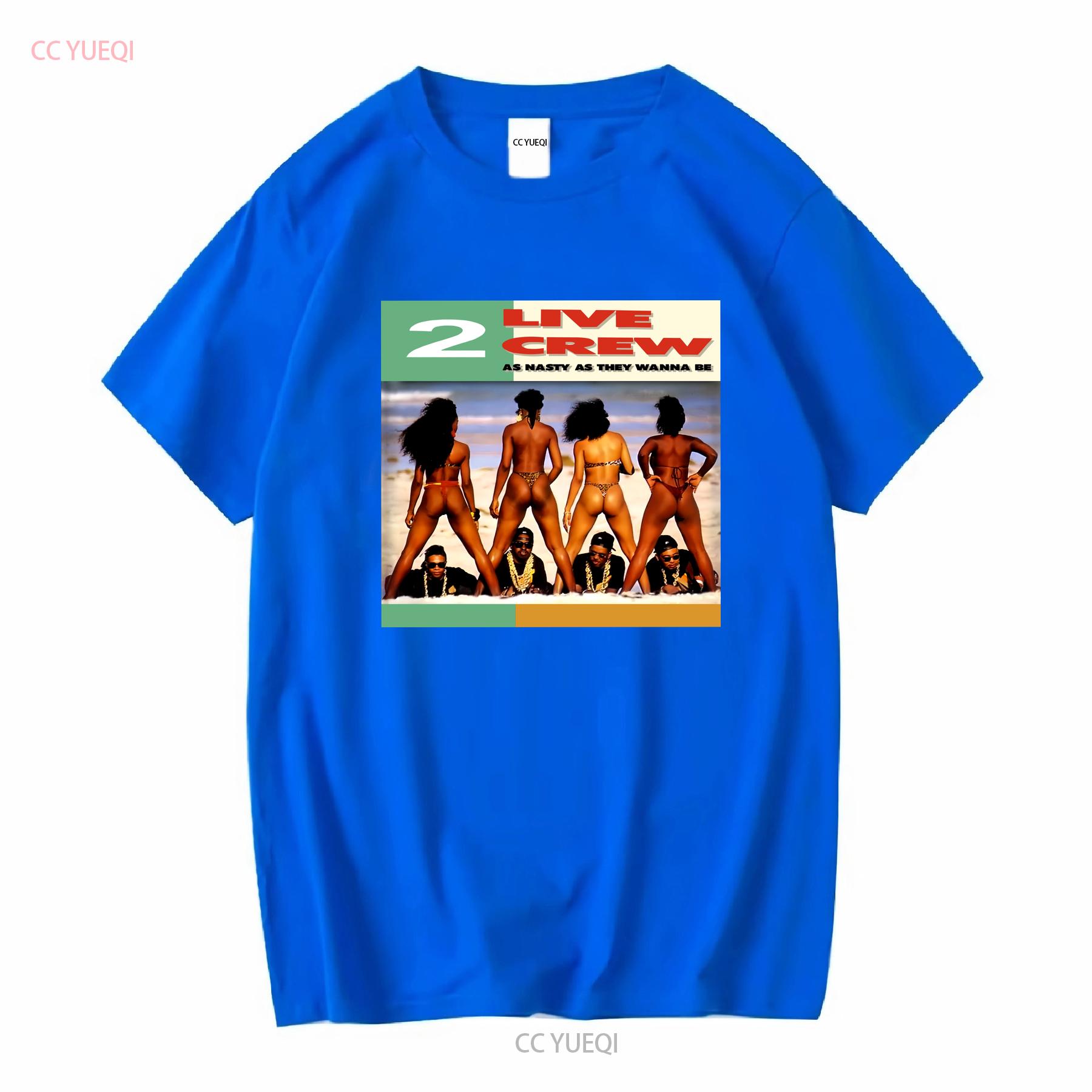 

2 Live Crew As Nasty They Wanna Be T shirt vintage Washed Soft streetwear Slightly Versatile fashion Breathable Stylish Casual S