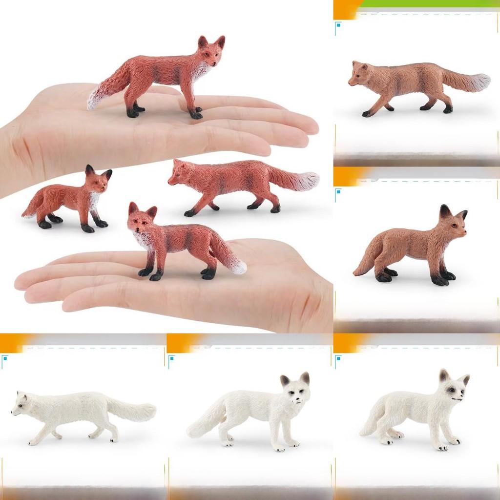 Realistic Fox Animal Pvc Model For Educational Playroom Decor And Wildlife Study