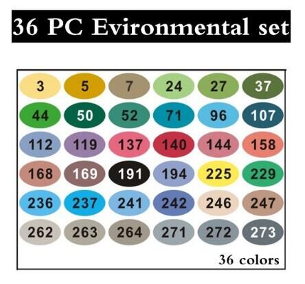 Finecolour EF100 240 Colors Alcohol Based Ink Double Headed Sketch Art Markers With Box