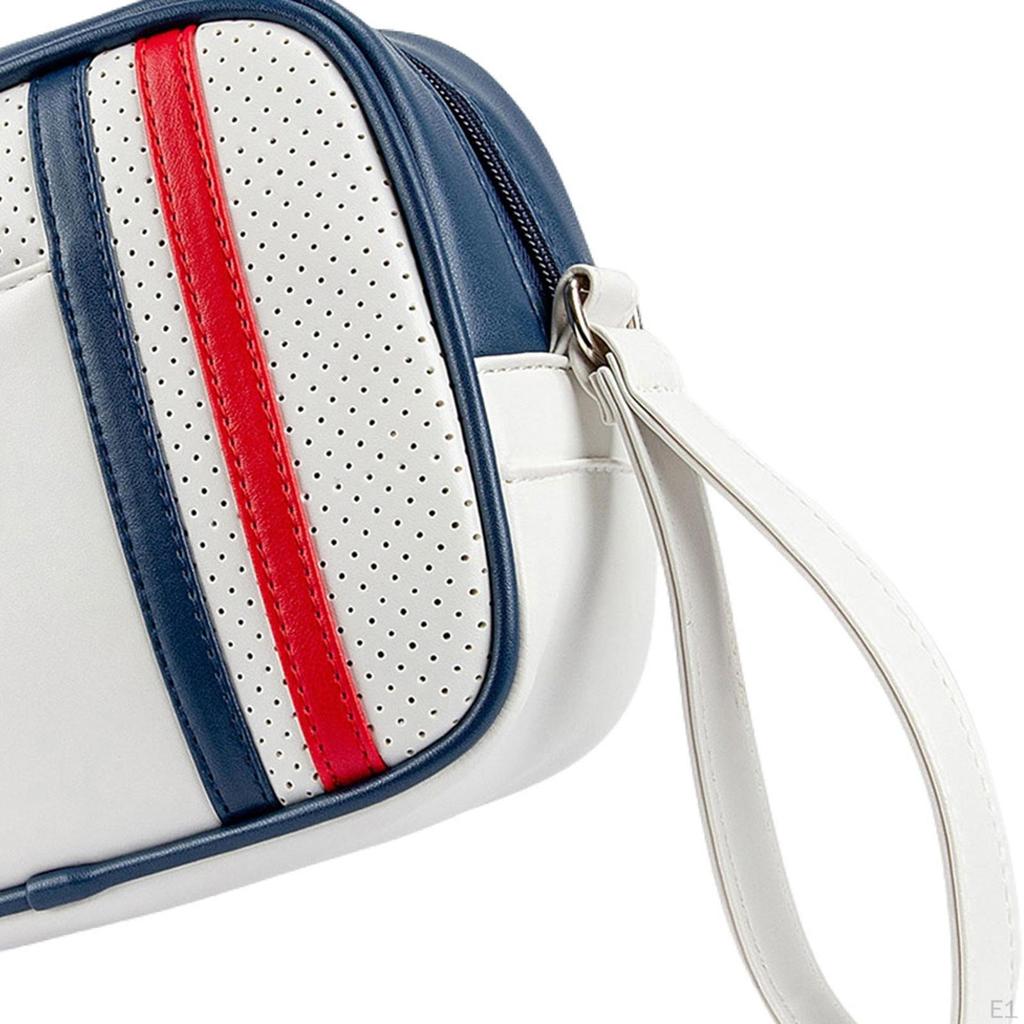 Klubbboll Bärväska Påse Förvaringsorganisatör Behållare Ficka Gåva PU Pegghållare Resegolfväska