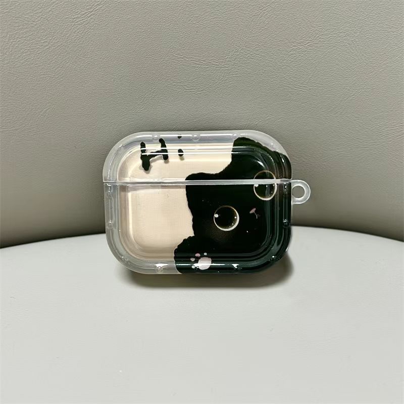 

Ea230 Cat Lp23 для Lenovo Lp25 Чехол для наушников Lenovo Lp40pro Ударопрочный Раздельный Bluetooth LP2 Pro Защитный чехол LP3 Pro Гибкий клей Веселый Ea110 Lenovo HT38 Night Cat [single shell]]