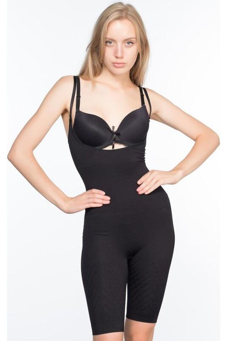 

Коригувальне боді EMAY (86379) 48(XL) прозорий колір чорний