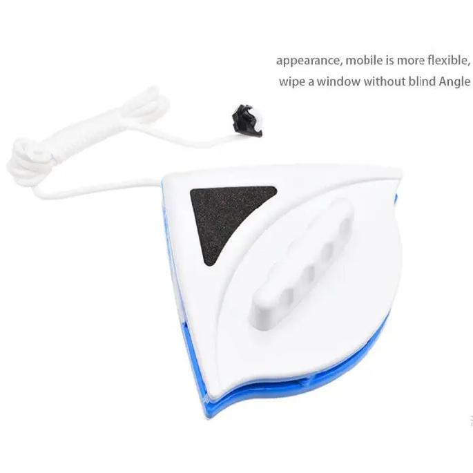 Magnetic Window Cleaner Wiper Double Side Wipe Brush Washing Glass Cleaning Washer Tools