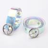 New women's belt, Korean version of colorful eye transparent belt, versatile jeans and girls' dress decorative belt