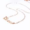 Color Gold Purple Gold Shiny Letter Necklace Niche Cold Plated Rose Gold Set Chain