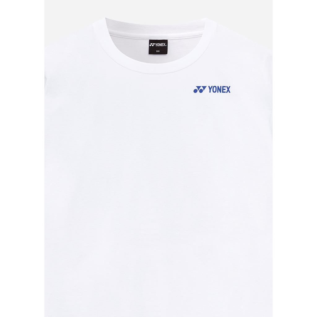 YONEX 251Ts046U White Unisex New Season Mood Short Sleeve T-Shirt