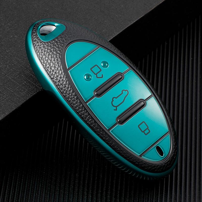 Bestune Car Key Cover for FAW T77, T99, B70, T55, T33 - Durable Remote Key Shell with Buckle