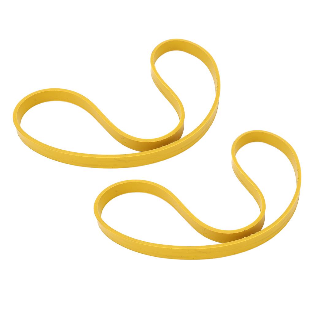 2 STK Båndsagdekk Sklisikkert Støyreduserende Gummihjuldekk for 10 Tommers Treskjæringsbåndsaghjul Gult