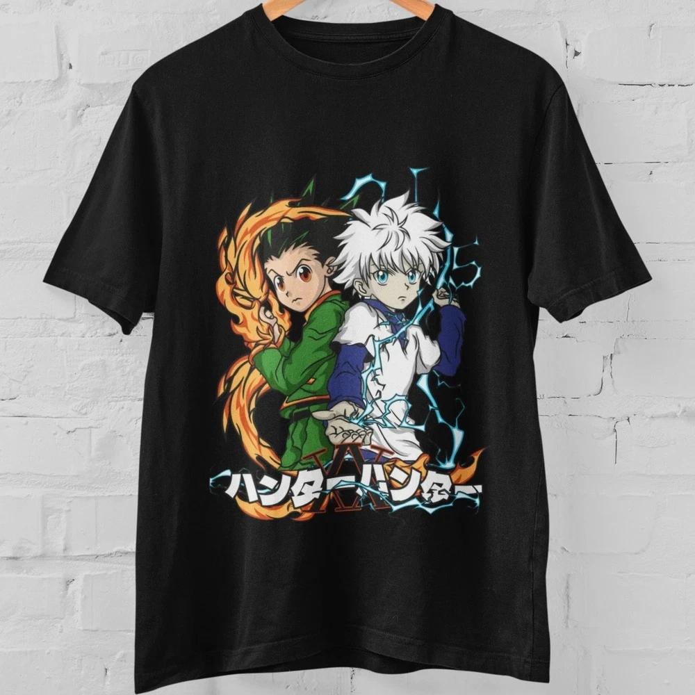 Gon Freecss Killua Zoldyck T Shirt Hunter X Hunter Anime Graphic Tee Unisex S