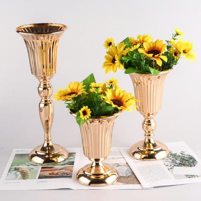 Jarrón de Arreglo Floral Adornos de Escritorio Mesa de Comedor Hogar Boda DIY Decoraciones para Fiesta