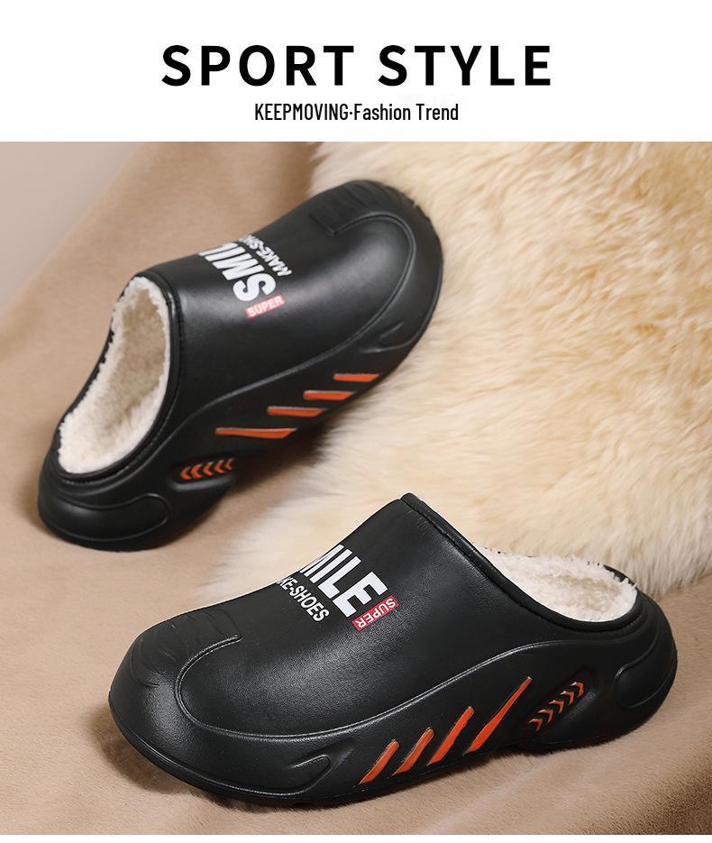 Men's Fleece-Lined Warm Casual Cotton Shoes - 2025 Autumn/Winter Collection