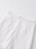 Elegant White Lace Jacquard Skirt - Autumn/Winter Hip-Hugging Style for Women