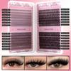 640 Tufts Of Diy Single Tufts Of Hair 10D100D Natural Dense D Song Segmented False Eyelash Extension Set