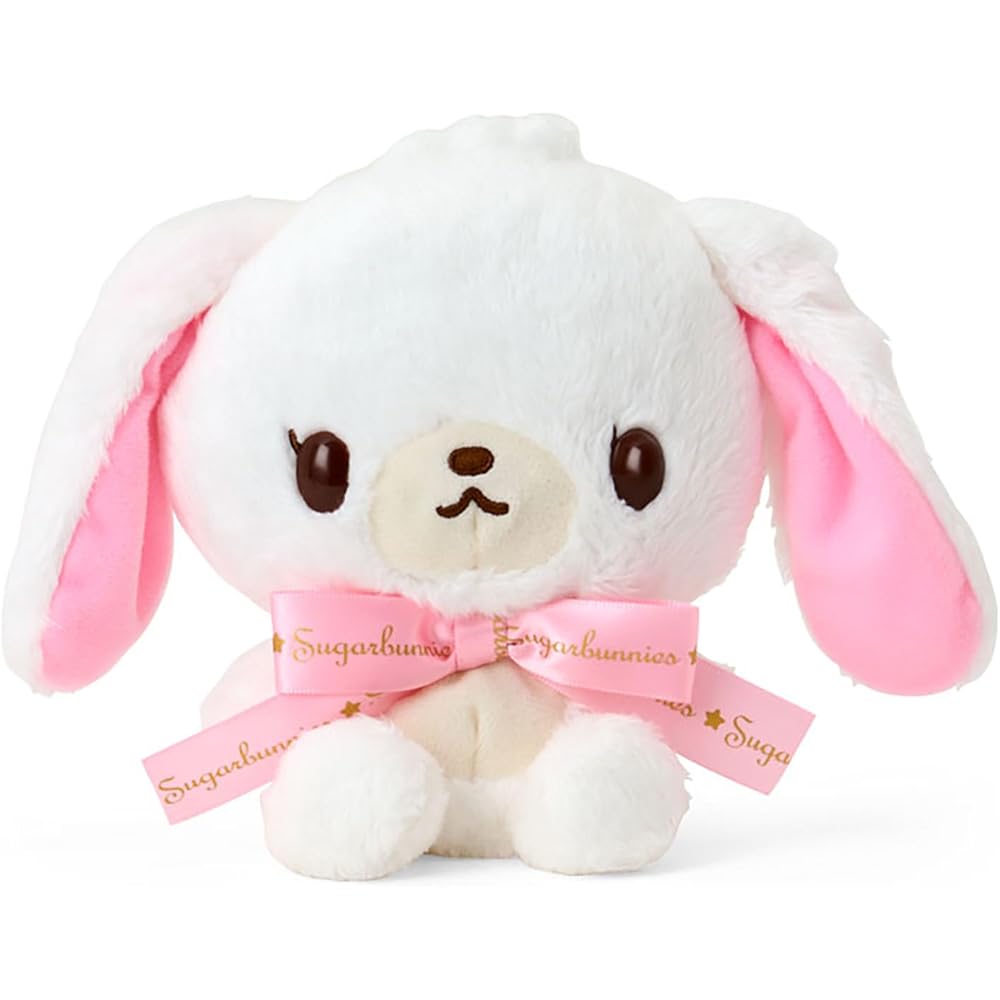 Sanrio Sugary Bunnies Plush Toy Logo Ribbon Character Age 3 and Up 748374