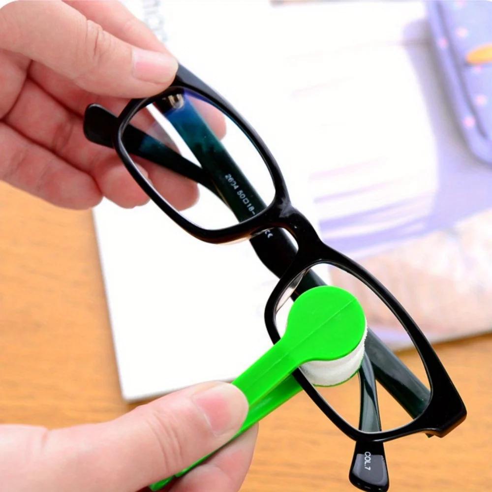 5Pcs/Set Portable Multifunctional Glasses Cleaning Rub Eyeglass Sunglasses Spectacles Microfiber Cleaner Clean Brushes