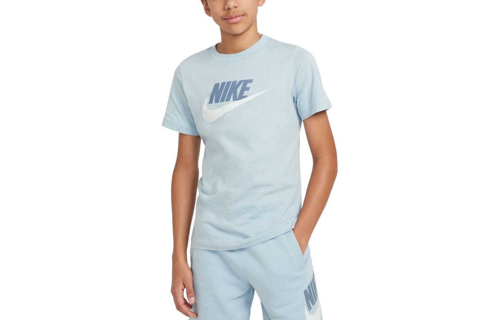 

Nike T Shirt Sportswear Blue Kids AR5252-440 M