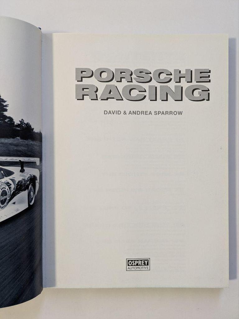 [USED] PORSCHE RACING David & Andrea Sparrow Books