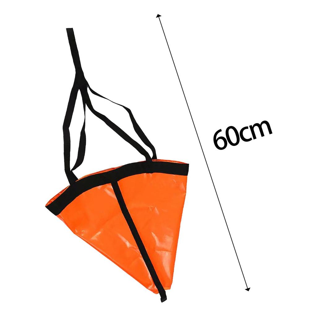 Compact Boat Bag with Rowing Sock and Drogue Anchor for Power Boats