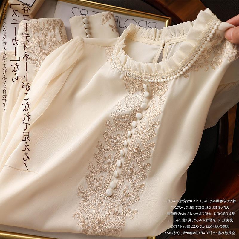 Stylish Women's Blouse for A Chic Look Luxury Women's Tops with Graceful Design Spring Summer Tops Blusa Mujer