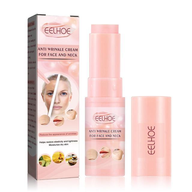 Anti-aldring Kremstift Reduserer Fine Linjer i Ansiktet Reparerer Huden Hydrerende Pleiekremstift Oppstrammende og Anti-aldring