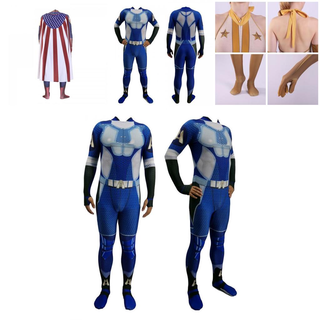 Traje Cosplay The Boys Para Adultos Crianças Homelander A-train Starlight Halloween