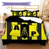 Alianza Petrolera Pattern Bedding Set Quilt Cover Pillowcase Home Decor Gift (1 * duvet cover + 2 * pillowcase, without core)
