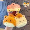 1 Pair Cute Lucky Horse Plush Keychain Creative Zodiac Pony Figurine  Car Decoration