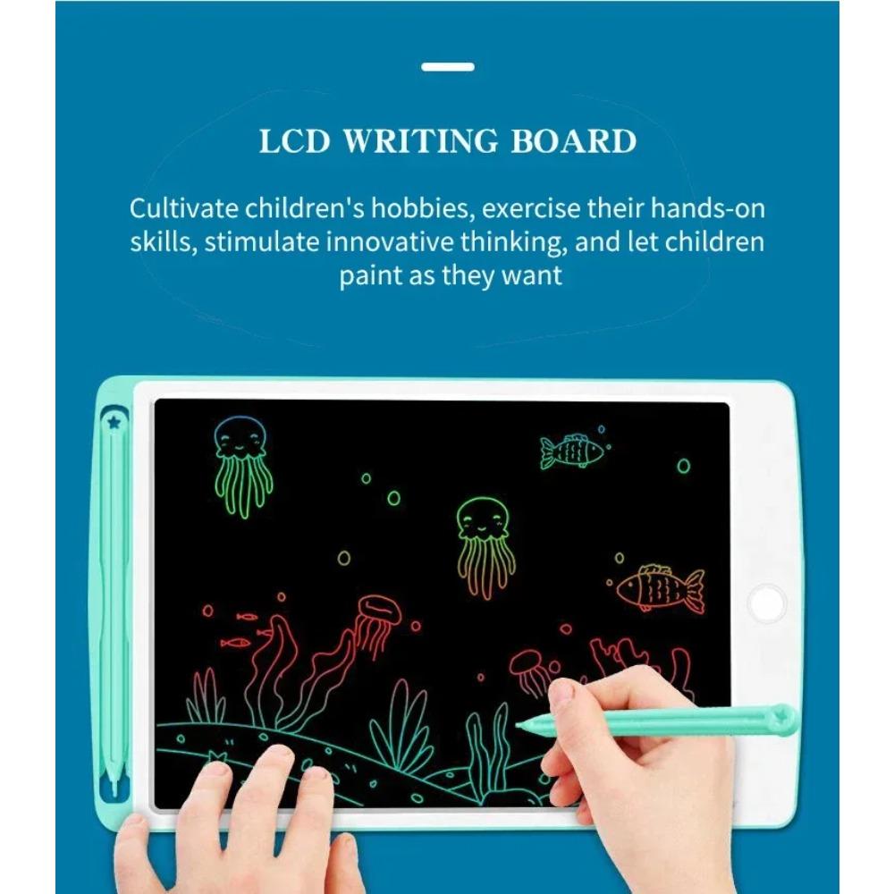 6.5 Inch LCD Drawing Plate Children Math Drawing Practice Handwriting Plate Electronic Drawing Tablet Toy Children Playthings